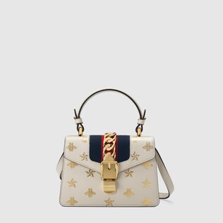 Sylvie Bee Star mini leather bag