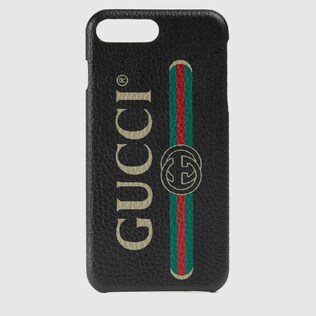 Étui pour iPhone 8 Plus imprimé Gucci