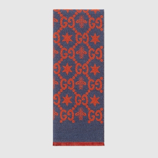 GG Jacquard-Schal mit Bienen und Sternen
