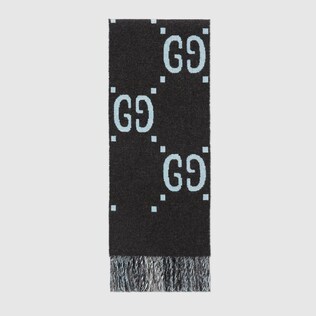 GG wool scarf