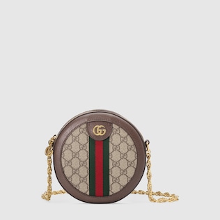 Mini borsa a spalla rotonda Ophidia