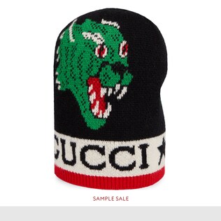 Hat with panther and Kingsnake