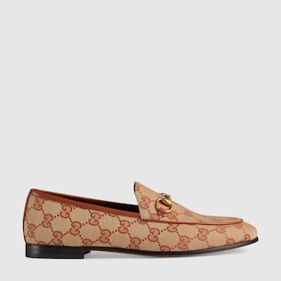 Gucci Jordaan系列GG帆布乐福鞋