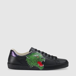 Ace sneaker with panther