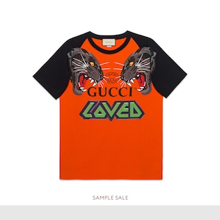 T-shirt oversize avec tigres