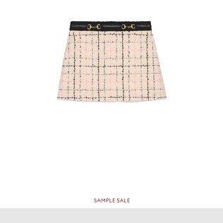 Minijupe en tweed