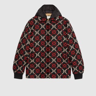 Macro GG diamond wool jacket