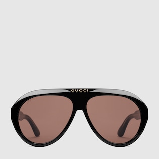 Lunettes de soleil navigateur avec double G