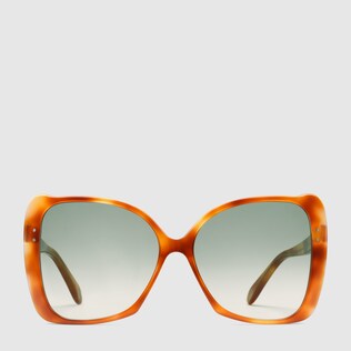 Oversize square-frame sunglasses