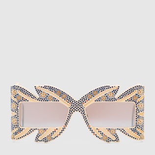 Limited Edition mask sunglasses with crystals
