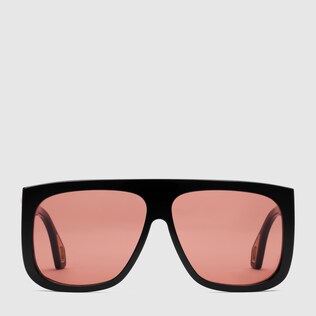 Gafas de sol cuadradas con anteojeras