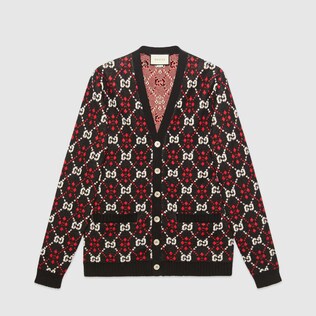 GG diamond cardigan