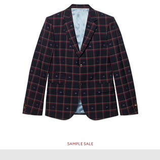 Cambridge GG check wool jacket