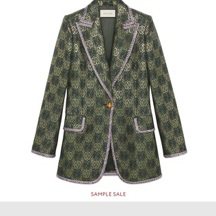 GG Art Deco floral jacket