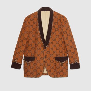 Veste en flanelle GG