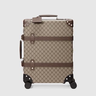 Valise cabine à motif GG Globe-Trotter