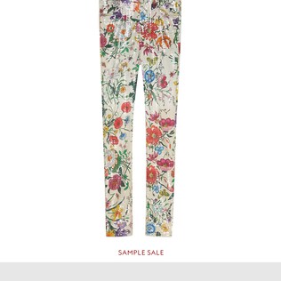 Super skinny pant with Flora print