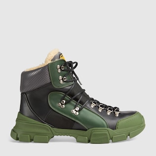 Zapatilla Deportiva Flashtrek Caña Alta Lana