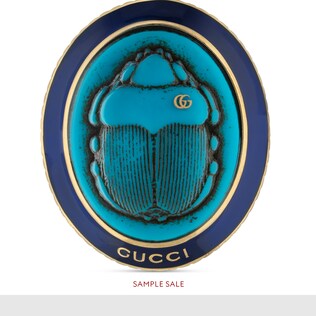 Ring with beetle cameo