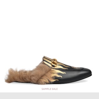 Mules Princetown avec flammes