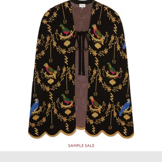 Capa Motivo Voliére de Jacquard Lana