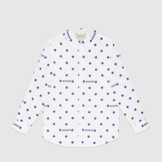 Chemise enfant Gucci Star fil coupé