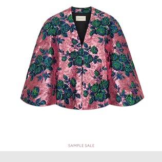 Capa de Brocado Floral