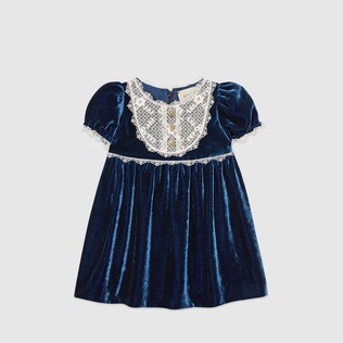 Robe pour bébé en velours