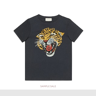 〔チルドレンズ〕レオパード Tシャツ