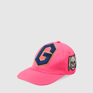 Children's cotton hat with G patch