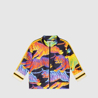 Baby sweatshirt with rainbow tigers