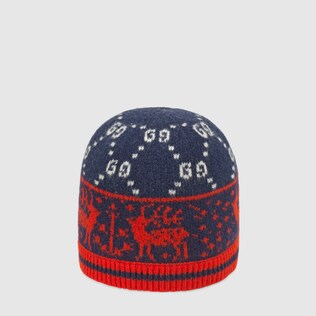 Baby GG reindeers wool hat