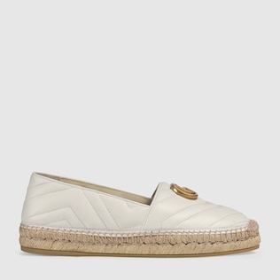 Espadrilles en cuir avec Double G