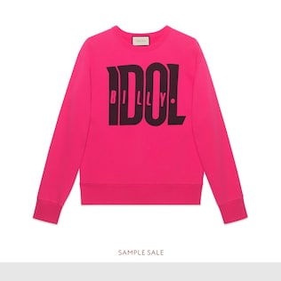 Sweatshirt with Billy Idol print