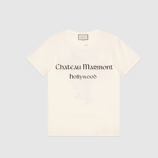 T-shirt oversize con Chateau Marmont