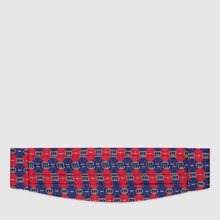 Cummerbund with Interlocking G rhombus print