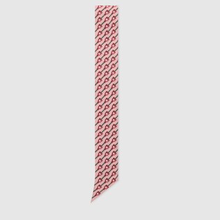 Neck bow with stirrups print