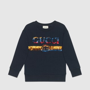 Sweat-shirt enfant Gucci en sequins