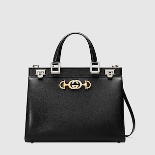 Gucci Zumi grainy leather medium top handle bag