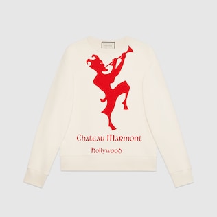 Felpa con stampa Chateau Marmont