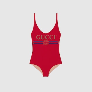 Costume con logo Gucci