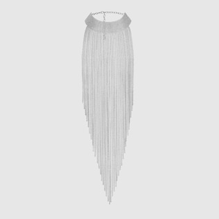 Collana in metallo con cristalli