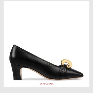 Pumps mit Halbmond GG und mittelhohem Absatz