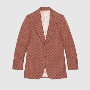 Veste en toile GG pour femme