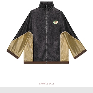 Crêpe lurex kimono jacket