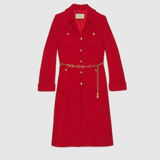 Cappotto con cintura con Morsetto