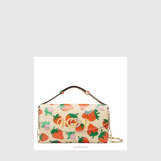 Gucci Zumi Strawberry print mini bag