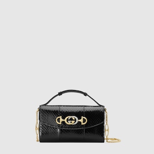 Gucci Zumi snakeskin mini shoulder bag