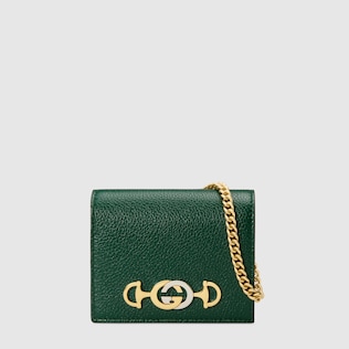 Gucci Zumi皮革卡片銀包