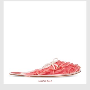 Tulle slippers